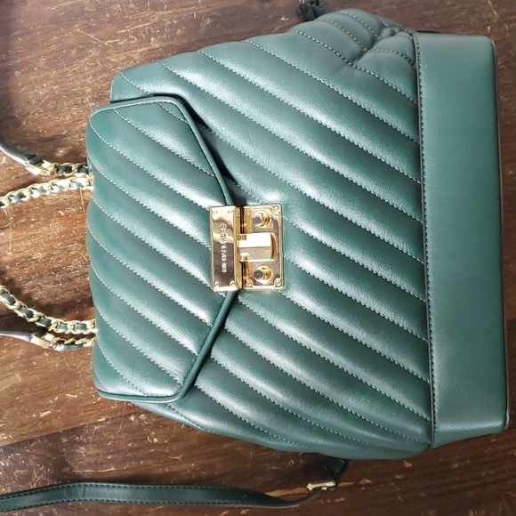 Authentic MK Emerald green Michael Kors backpack - Picture 6 of 6